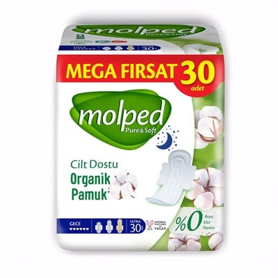 Molped Pure Soft Mega Fırsat Gece Ultra 30 Lu