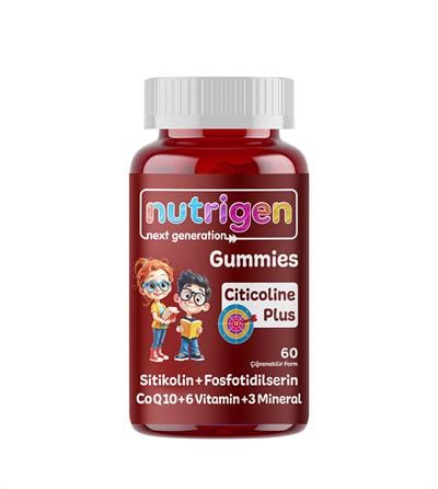 Nutrigen Gummies Citicoline Plus 60 Çiğnenebilir Form
