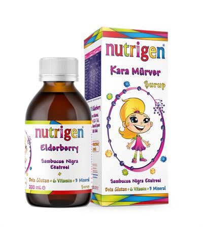 Nutrigen Kara Mürver Şurup 200 ml