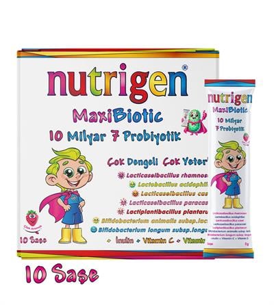 Nutrigen Maxibiotic Probiyotik İçeren Takviye Edici Gıda 10 Saşe