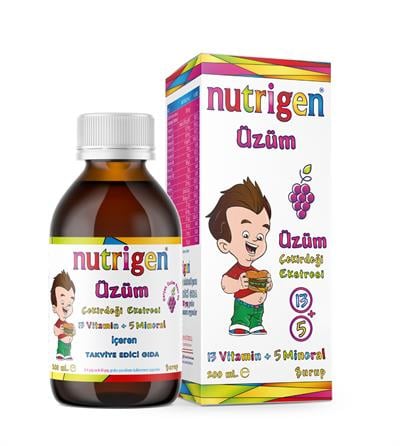 Nutrigen Üzüm Çekirdeği Ekstreli Şurup 200 ml
