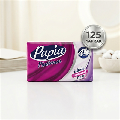 Papia Platinum Çek Al Mendil 125'li
