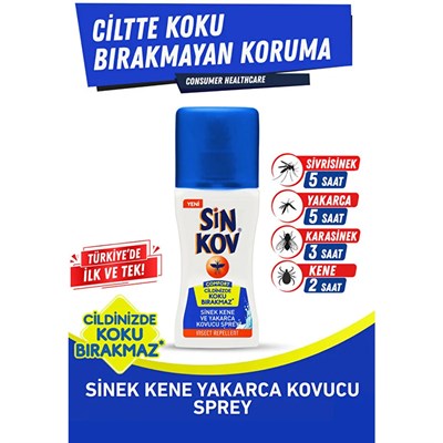Sinkov Comfort Sinek Kene Yakarca Kovucu Sprey 100ml