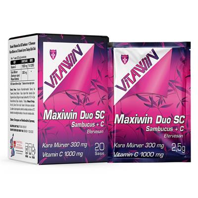 Vitawin Maxiwin Duo Sambucus C Vitamini Efervesan 20 adet Saşe
