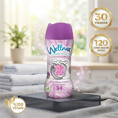 Wellnax Granül Çamaşır Parfümü Urban Nights 380 gr