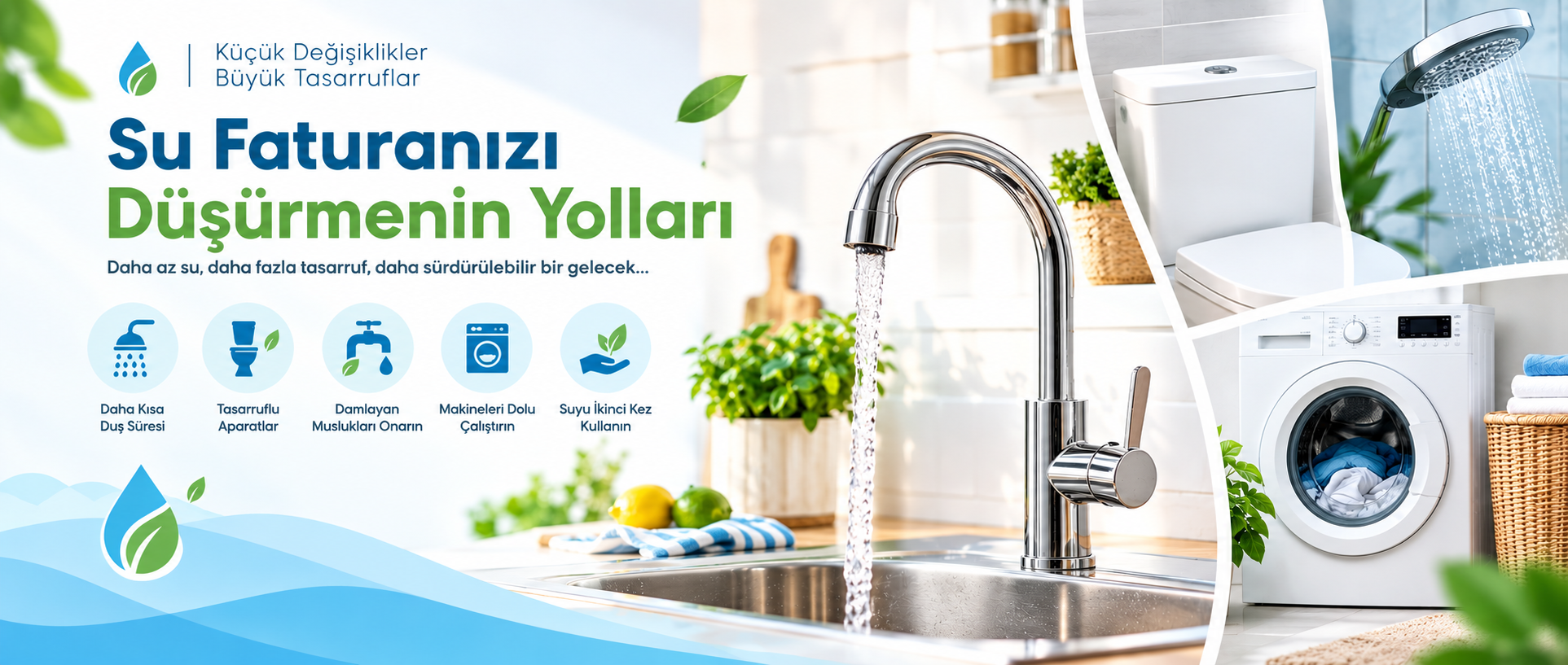 Su Faturası Nasıl Düşürülür? Evde Su Tasarrufu Yolları