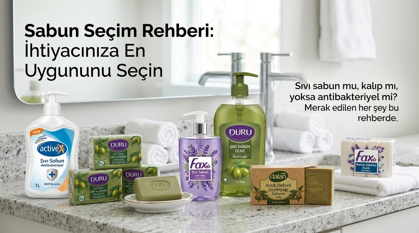 Sıvı Sabun Mu ? Kalıp Sabun Mu ?