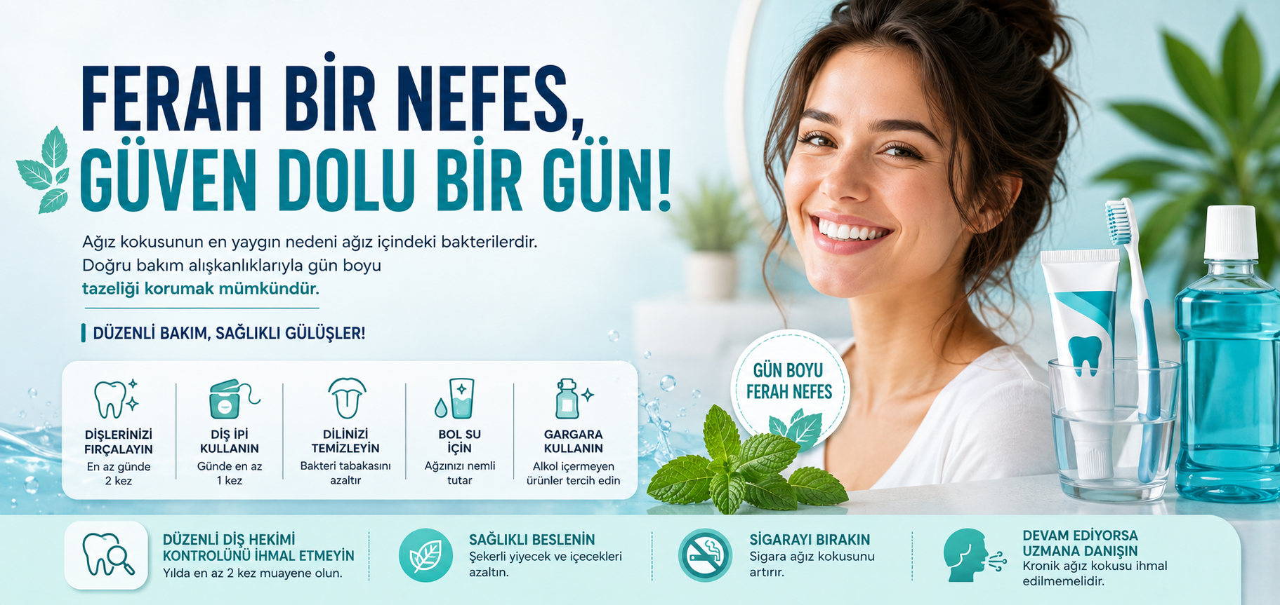 Ağız Kokusu Neden Olur, Nasıl Geçer? (Halitozis Rehberi)