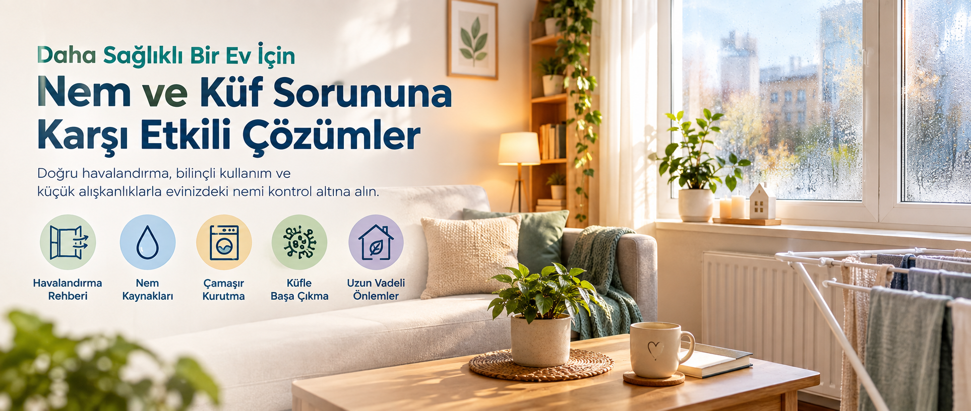 Kışın Evde Nem, Buğu ve Küf Nasıl Önlenir?