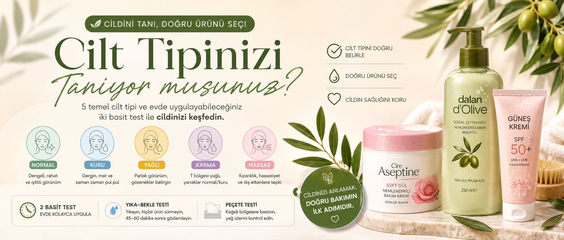 Cilt Tipi Nasıl Anlaşılır? Evde Basit Testlerle