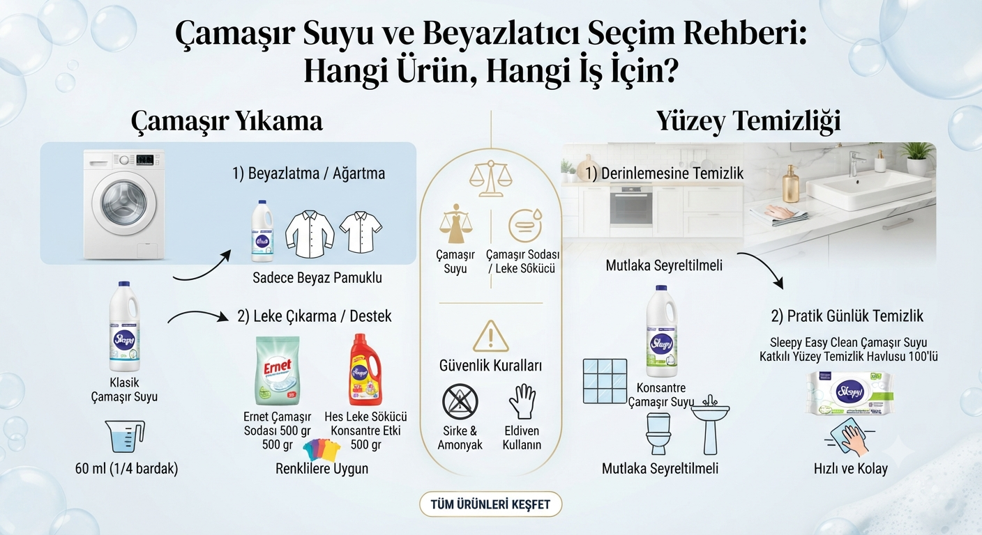 Çamaşır suyu nedir, etken maddesi ne?