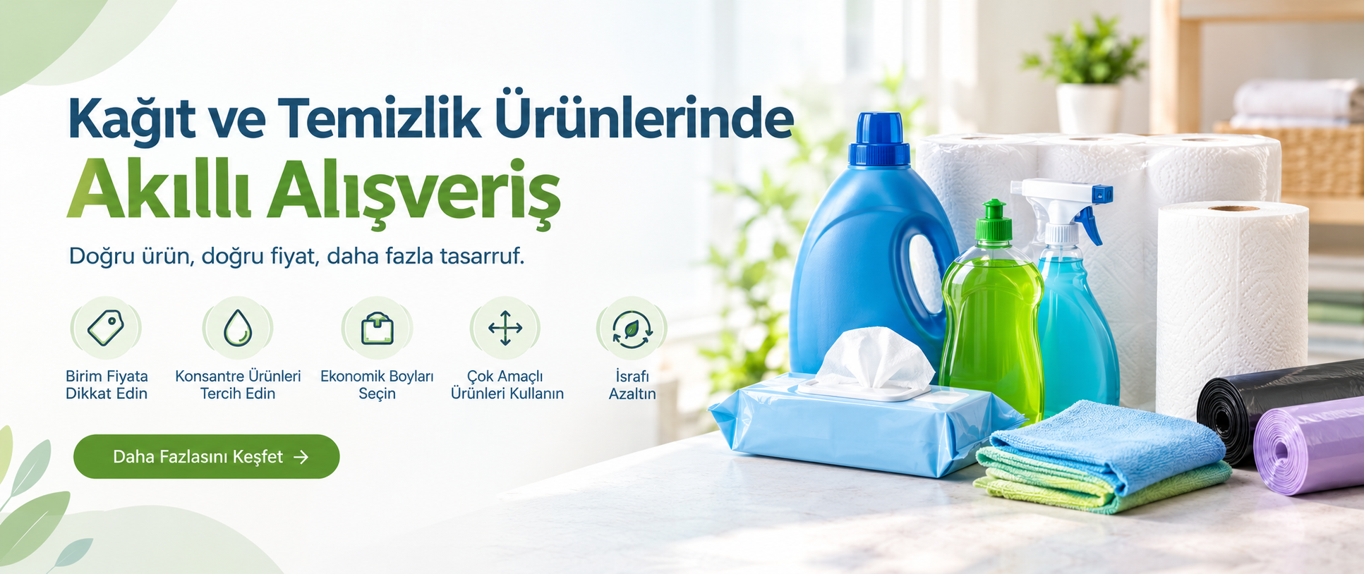 Kağıt ve Temizlik Ürünlerinde Bütçe Dostu Alışveriş