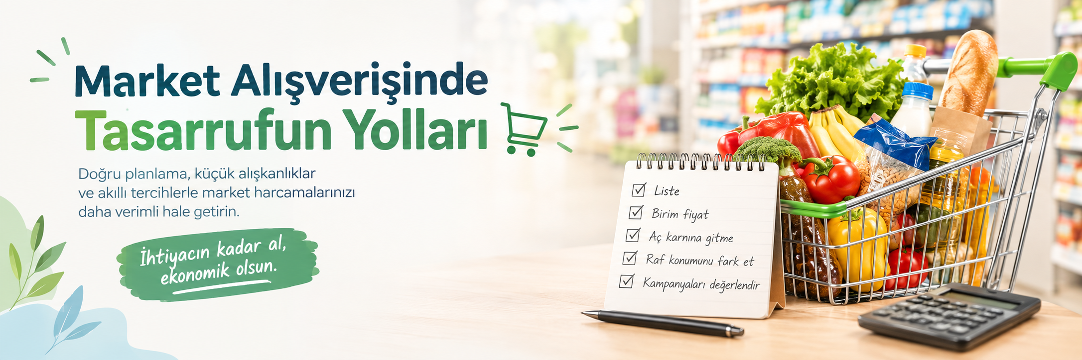 Market Alışverişinde Tasarruf — Pratik Püf Noktalar