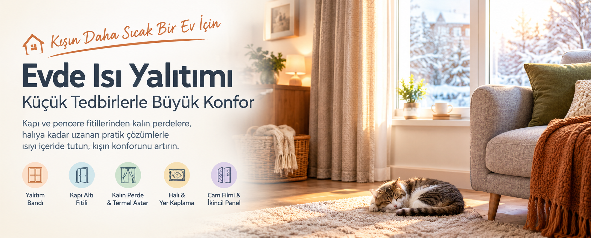 Kışın Evi Sıcak Tutmak: Isı Yalıtımı İpuçları