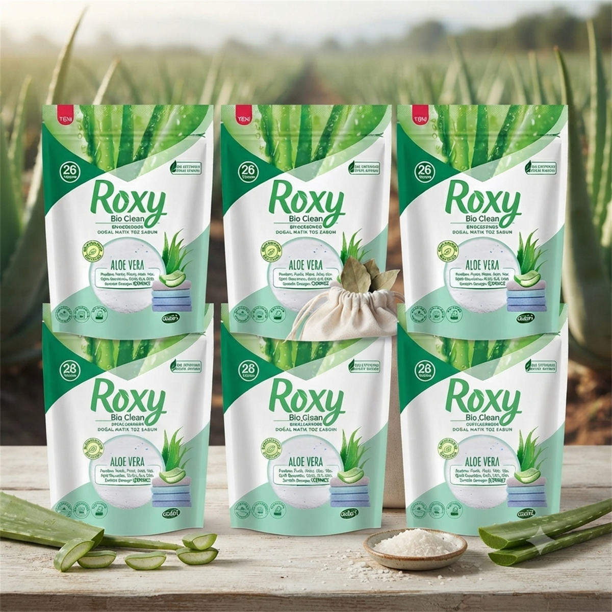 Dalan Roxy Bio Clean Aloe Vera Doğal Matik Toz Çamaşır Sabunu 4800