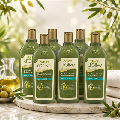 Dalan D'Olive Zeytinyağlı Hacim Veren Şampuan 400 ml 6'lı