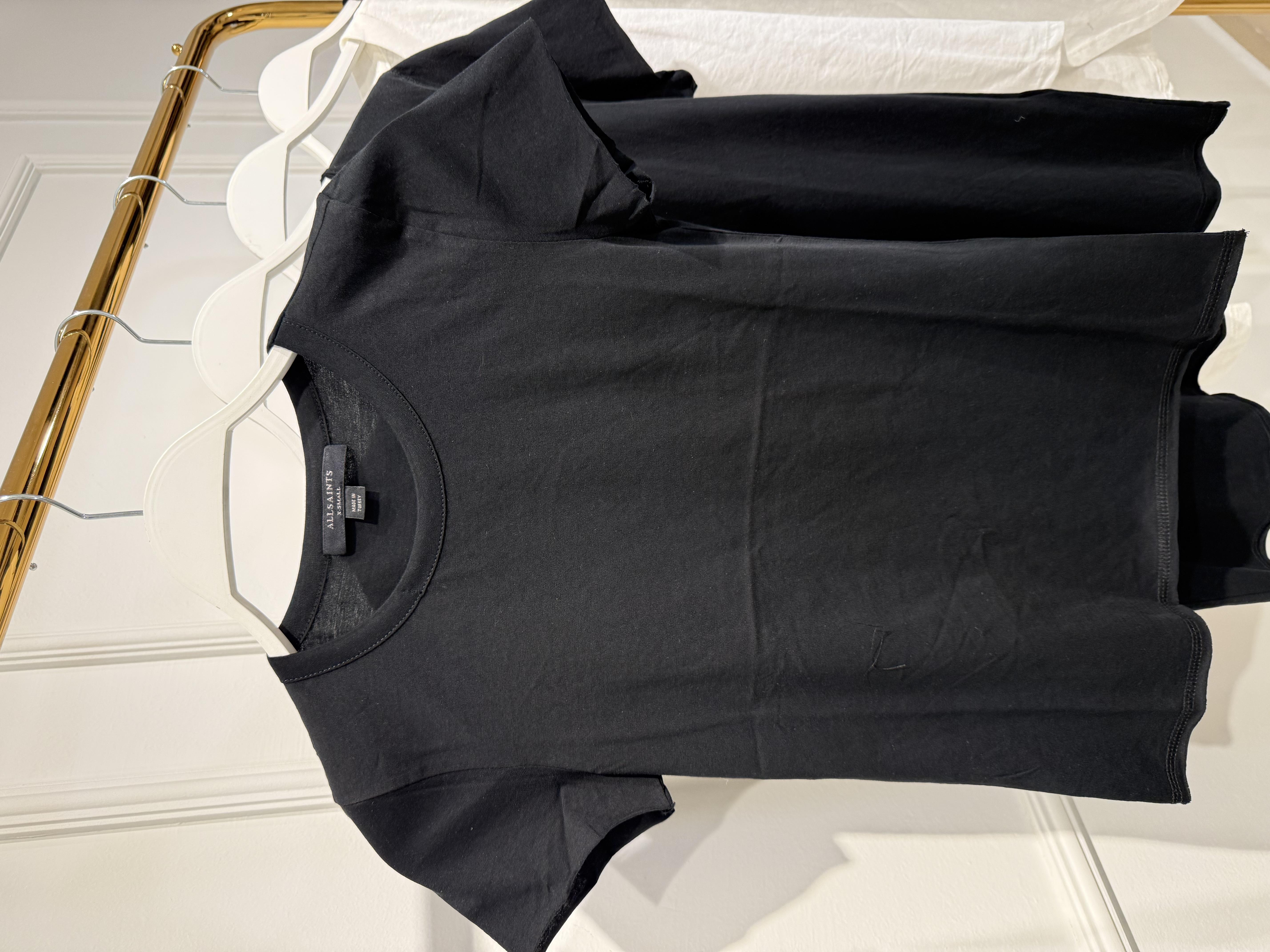 AllSaints Slim Fit Siyah T-shirt