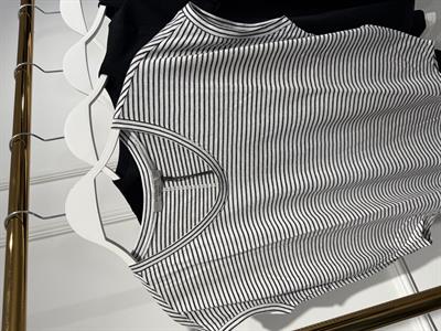 AllSaints Çizgili Kolsuz Bluz