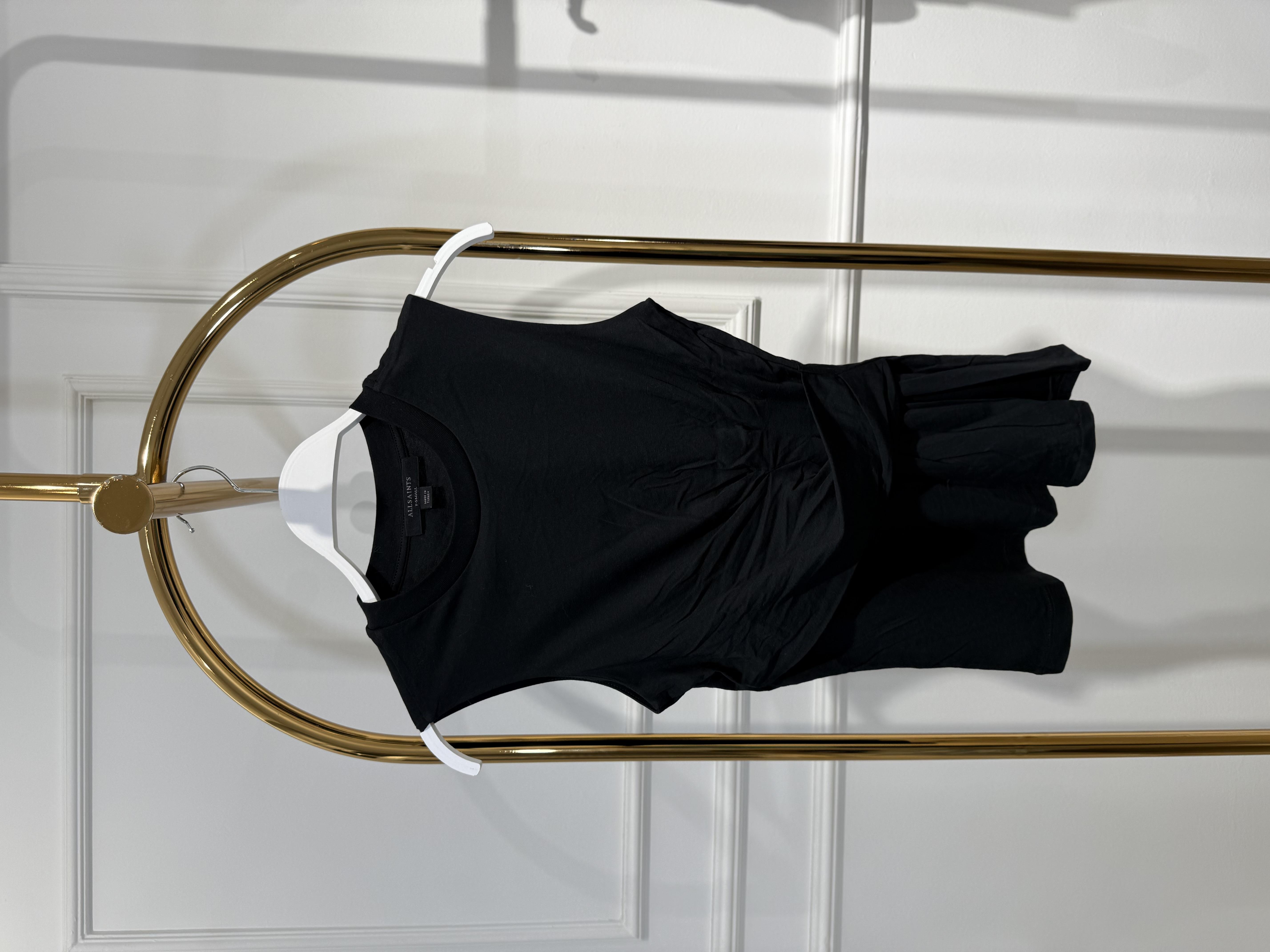 AllSaints Drapeli Siyah Atlet