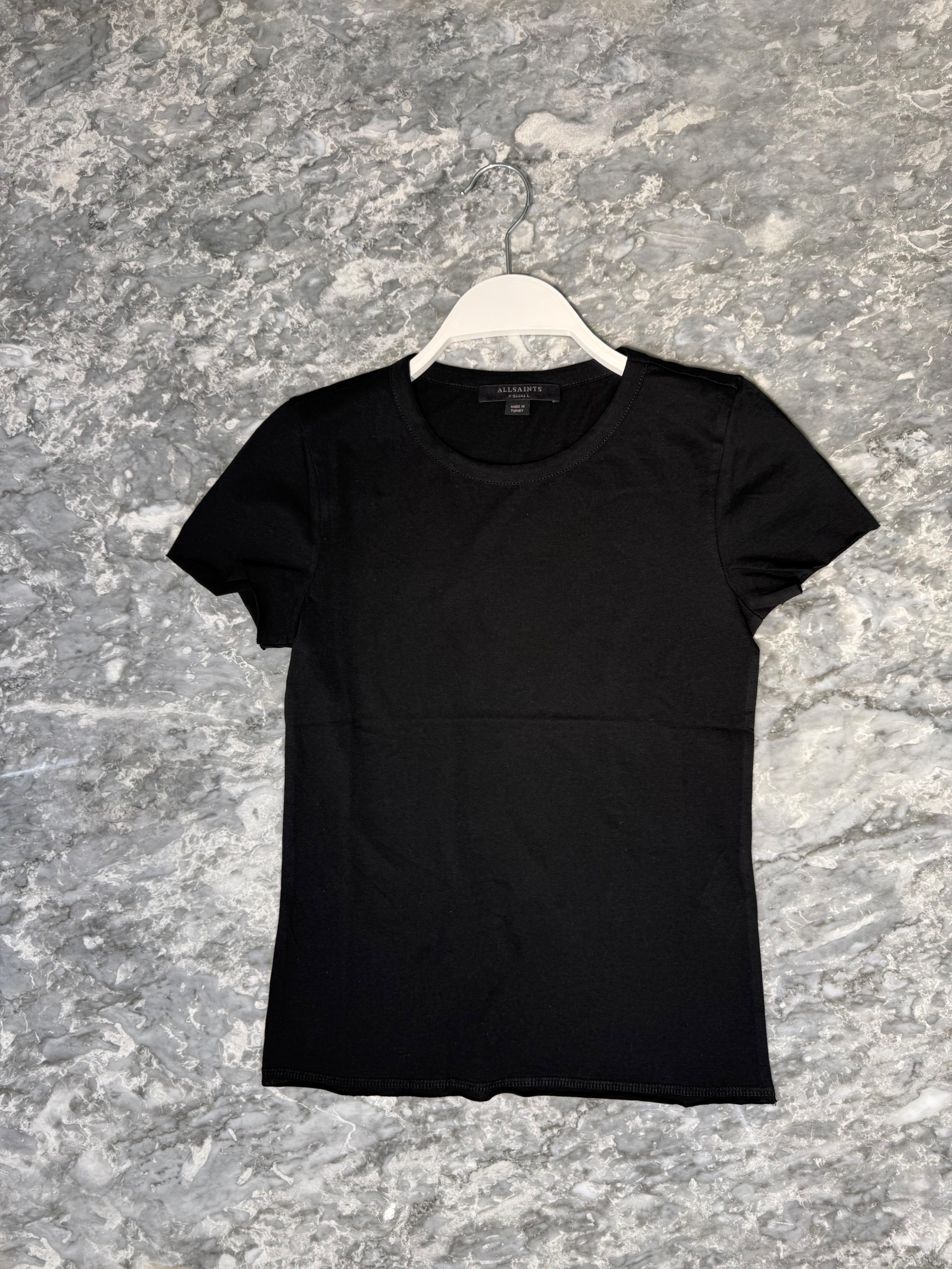 AllSaints Slim Fit Siyah T-shirt
