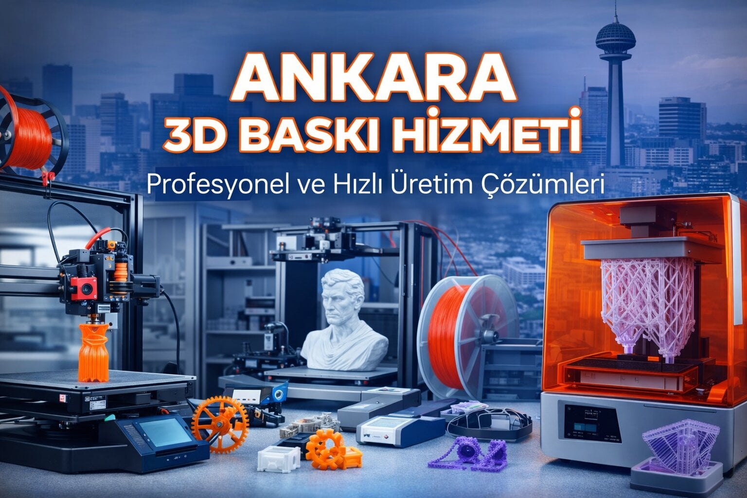 Ankara 3D Baskı Hizmeti: Profesyonel ve Hızlı Üretim Çözümleri