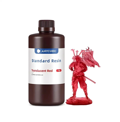 Anycubic Uv Reçine 1 Kg - Transparan Kırmızı