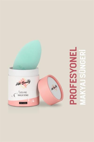 Profesyonel Makyaj Süngeri Non-Latex Mint-3 Cut