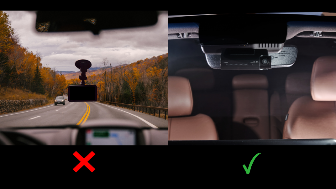 Araç kamerası,Araç içi kamera,Araç kamerası montajı,Dashcam montajı,Hatalı araç içi kamera montaj