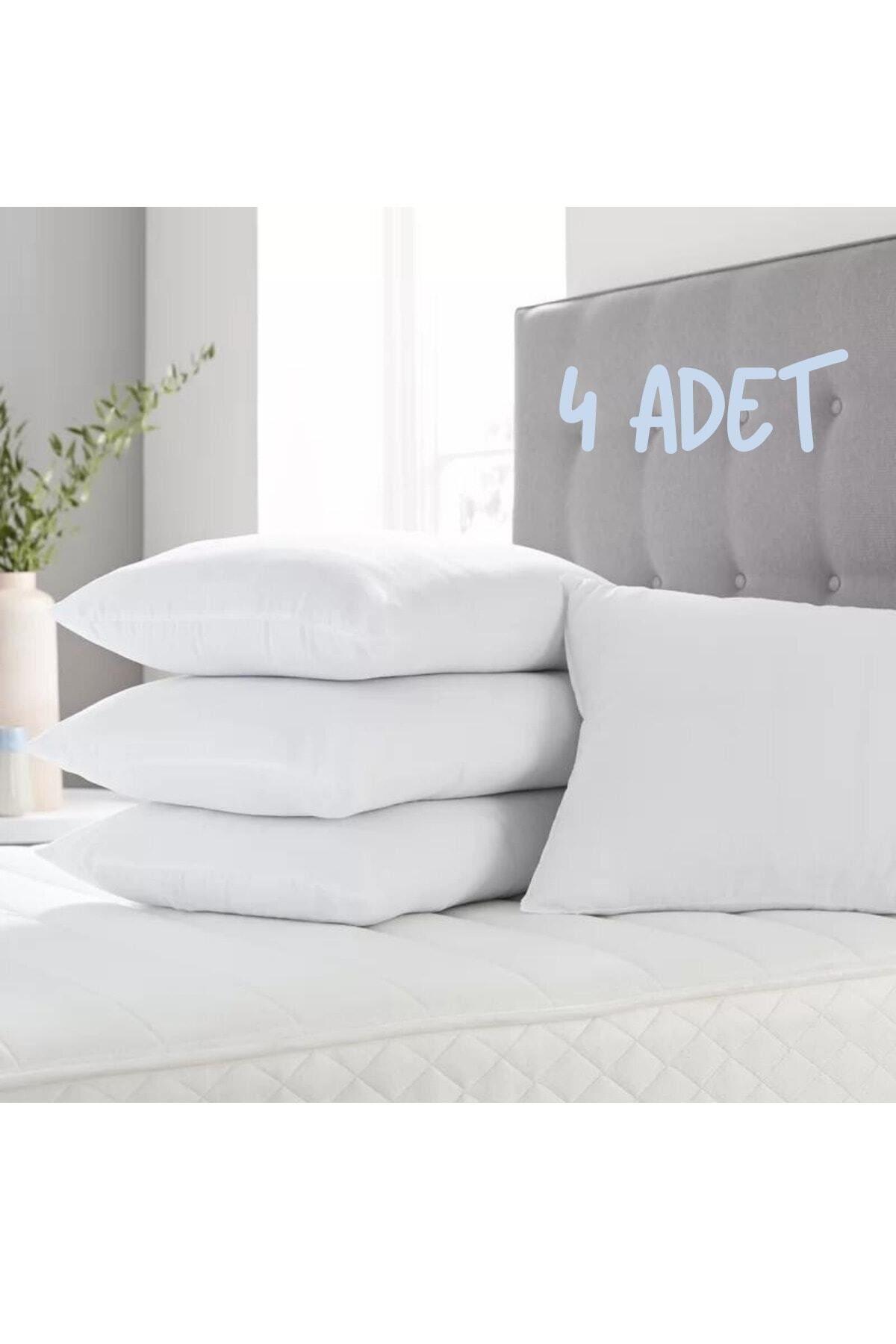 4 Adet Silikon Elyaf Yastık 50x70 Ebatlarında