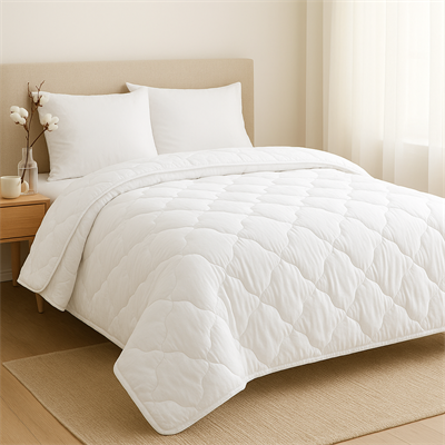 %100 Doğal Pamuktan Çift Kişilik Pamuk Yorgan 195x215 cm