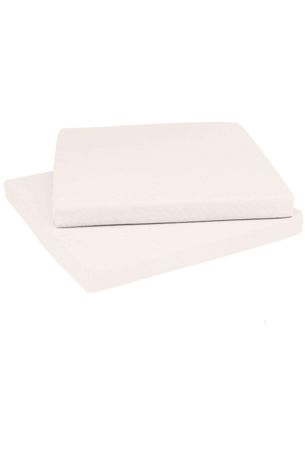 2 Adet Su Geçirmez Kılıflı Sünger Sandalye Minderi 40x40 Mürdüm