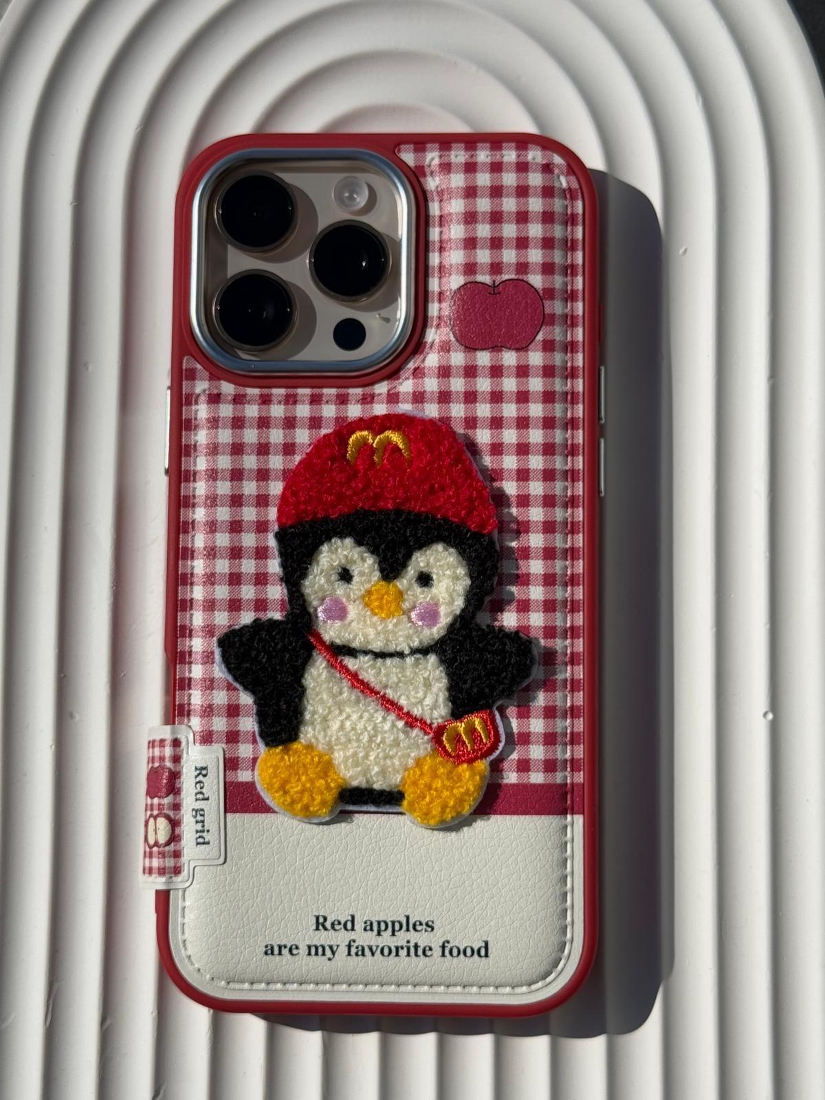 RedGrid Penguen Iphone Kılıfı