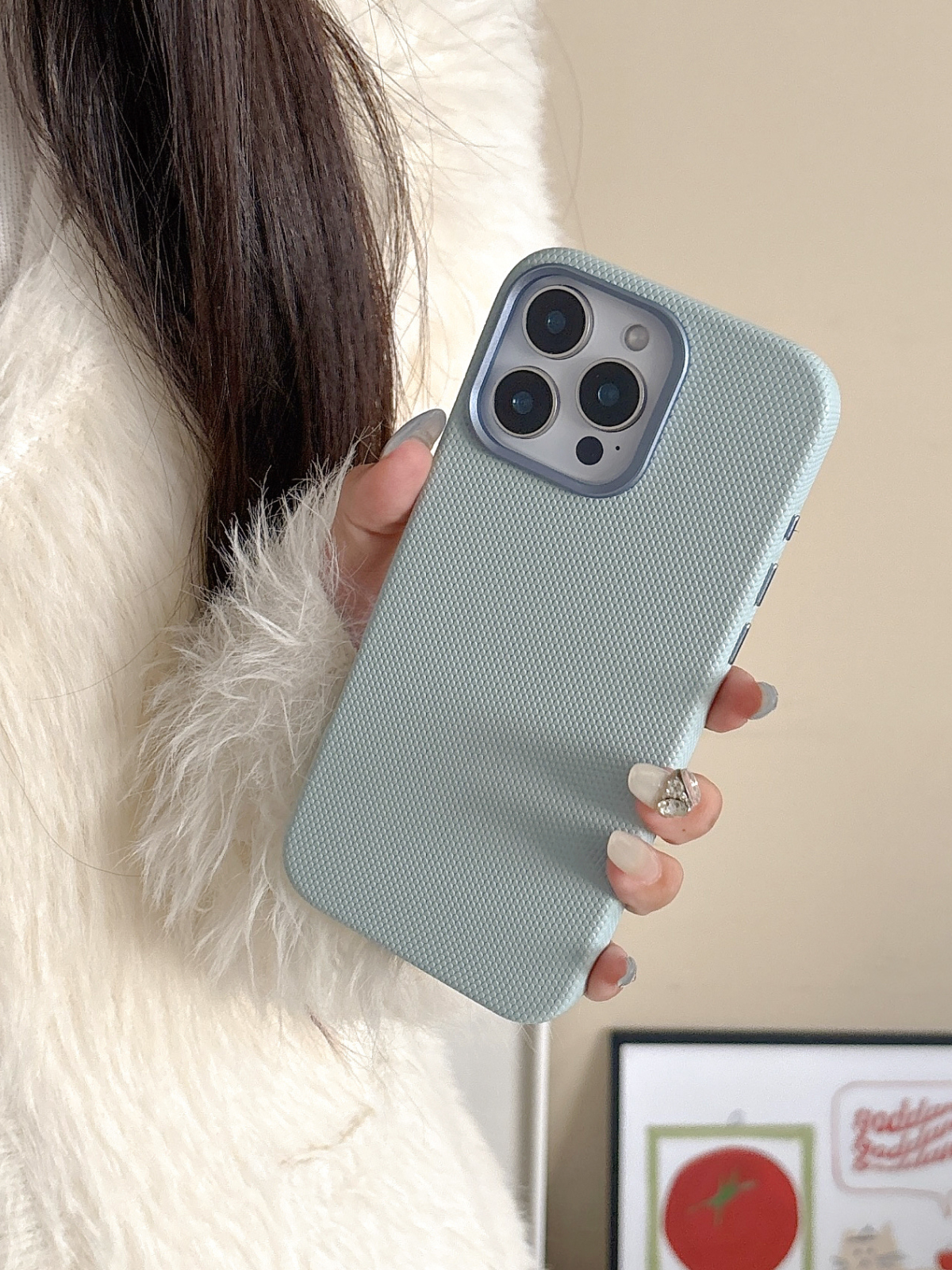 LuxeGrip MagSafe Iphone Kılıfı Sky