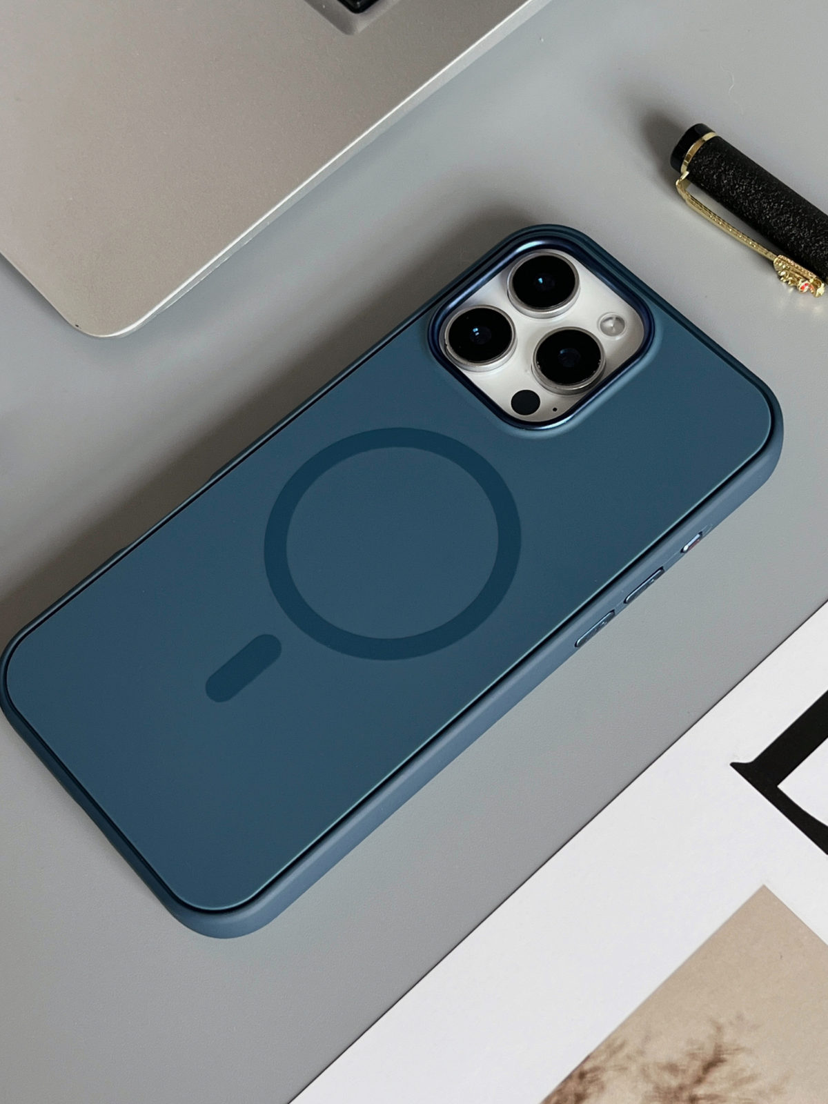 PrimeMag MagSafe Iphone Kılıfı Navy