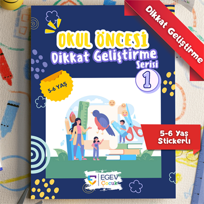 Okul Öncesi Dikkat Geliştirme Serisi-1