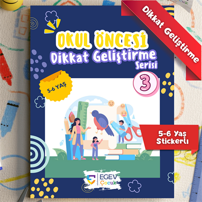 Okul Öncesi Dikkat Geliştirme Serisi-3