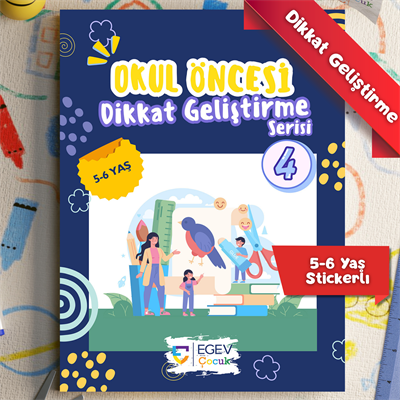 Okul Öncesi Dikkat Geliştirme Serisi-4