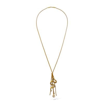  Viper Charm Gold Kolye