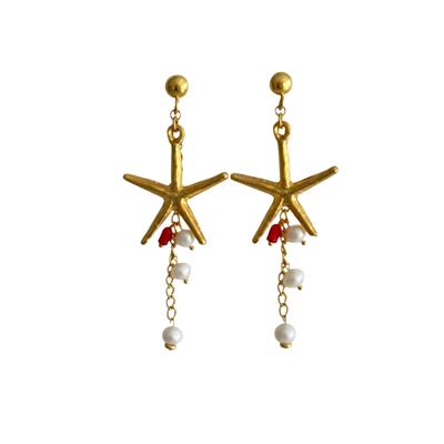 Avela Gold Charm Küpe