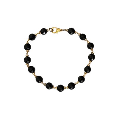 Black Aura Gold Kolye