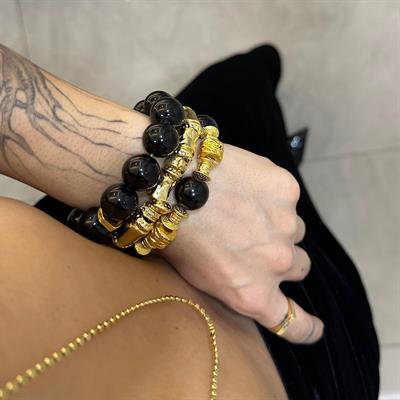 Black Gold Doğaltaş Bileklik