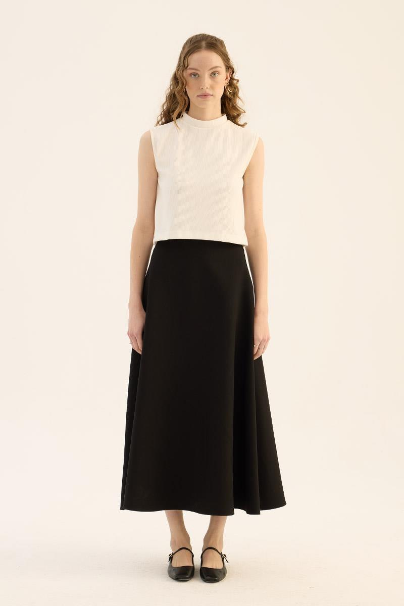 Kabarık Puf Etek Siyah