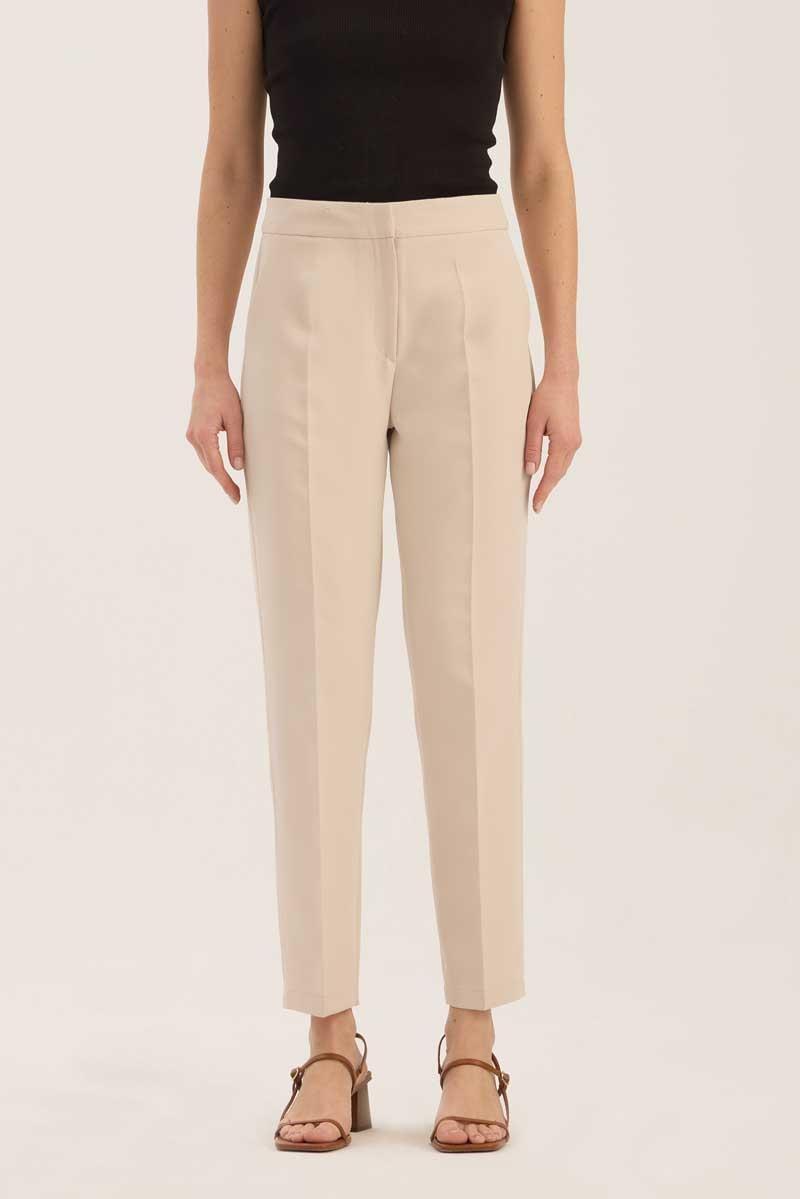 Klasik Kalem Pantolon Taş