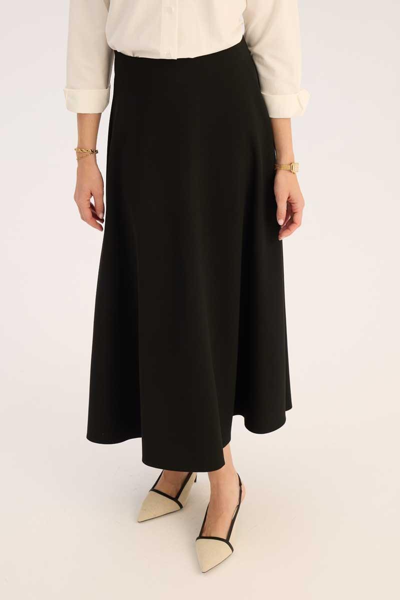 Kloş Etek Siyah