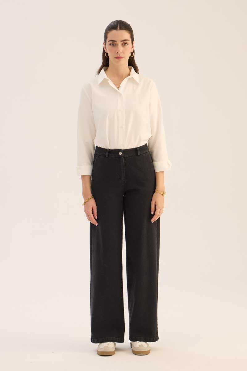 Loose Fit Jean Antrasit