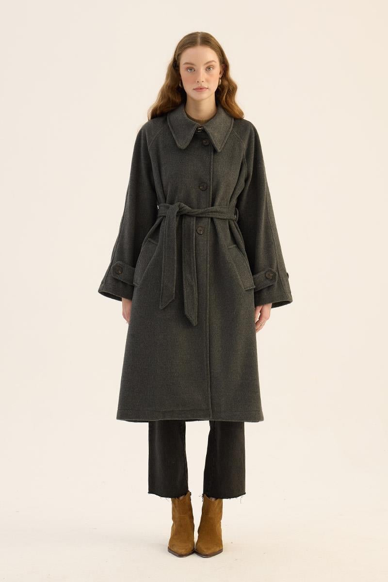 Oversize Kesim Kaban Antrasit