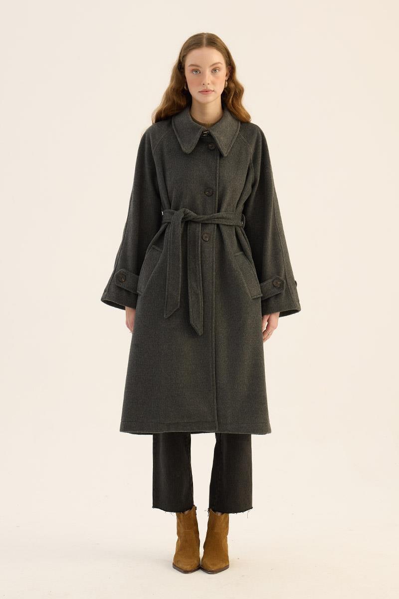 Oversize Kesim Kaban Antrasit