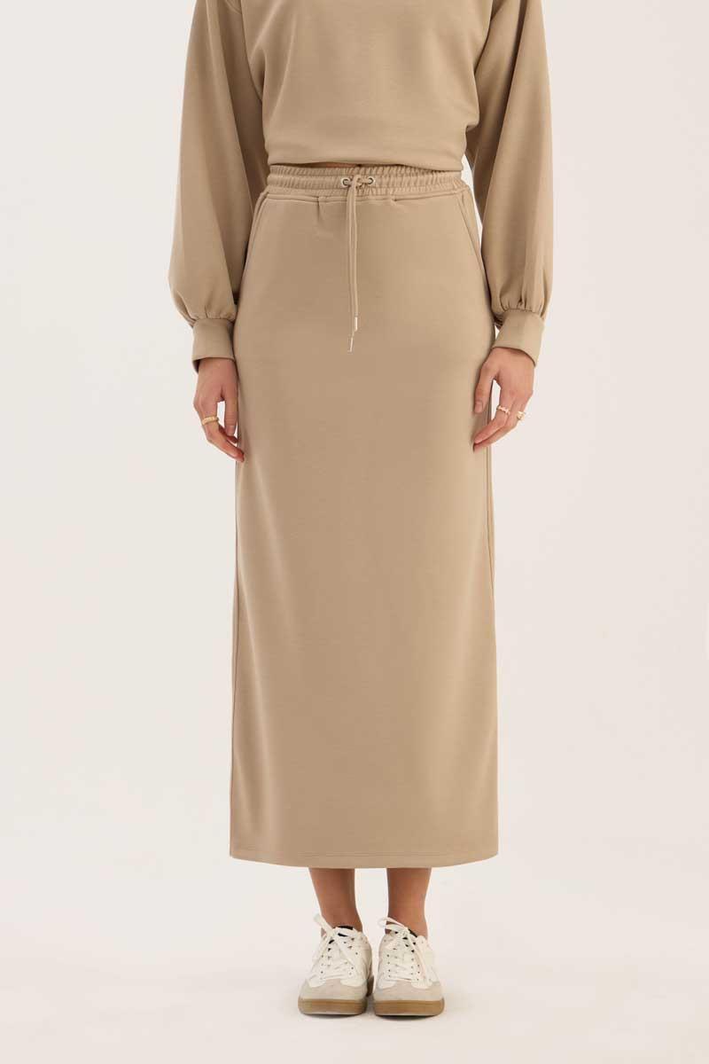 Sweatshirt Etek Açık vizon