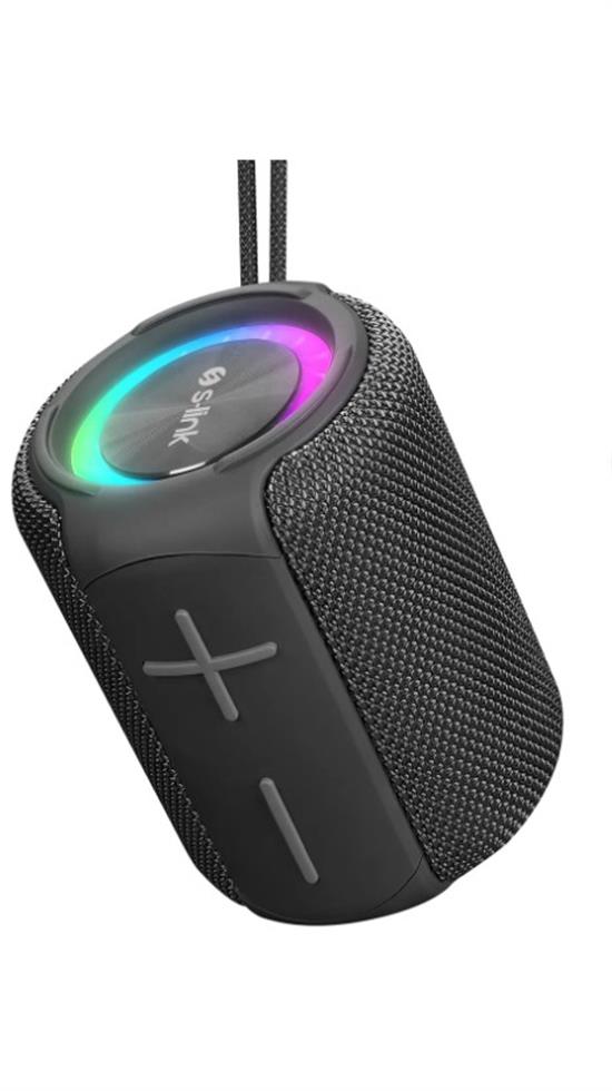 ちゃそ様 SHAZA SS4506/BK Taşınabilir 8W Ses Çıkışı RGB Bluetooth Hoparlör