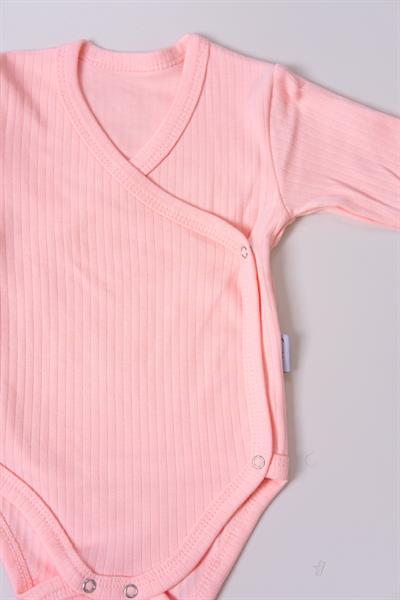 %100 Pamuk Raporlu Penye Tulum Pembe